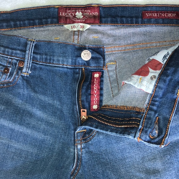 Lucky brand sweet and crop – women’s size 10/30 - Picture 4 of 5
